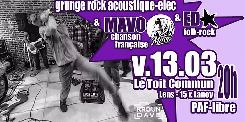 !! ACOUSTIC ( +ELEC ) SHOW !! COAL SUN + MAVO @Toit Commun Lens