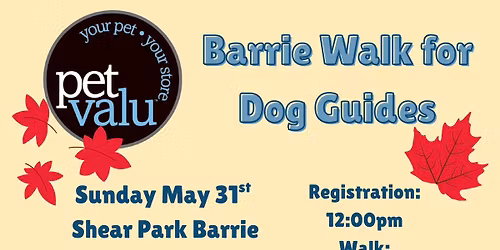 Pet Valu Walk for Dog Guides