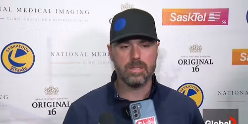 Parking Saskatoon Blades at Calgary Hitmen