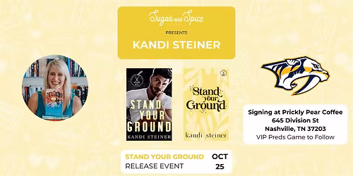 Stand Your Ground Release: A Night of Hockey and Romance with Kandi Steiner