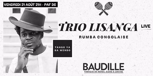 CONCERT LIVE ! TRIO LISANGA \ud83e\ude87Rumba congolaise