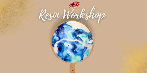 RESIN ART WORKSHOP: Round serving platter