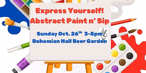 Express Yourself!  Abstract Paint n' Sip