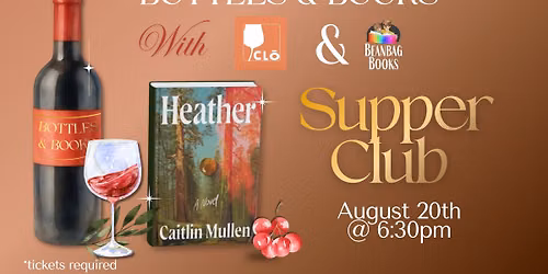 Bottles & Books Supper Club