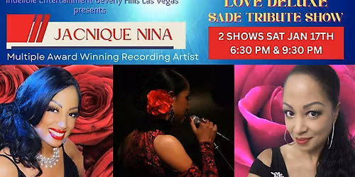 JACNIQUE NINA SADE TRIBUTE SHOW