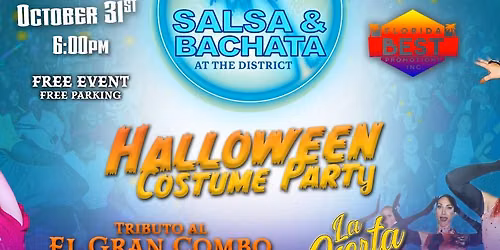 Salsa & Bachata at the District - Halloween Gran Combo tribute
