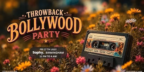 Throwback Bollywood Party | Sophy Birmingham