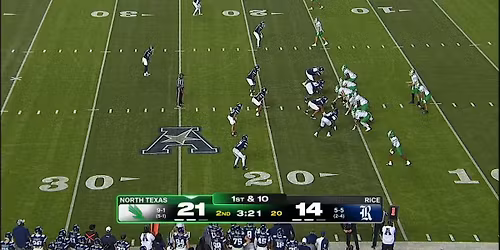 Rice Owls at North Texas Mean Green Football at DATCU Stadium