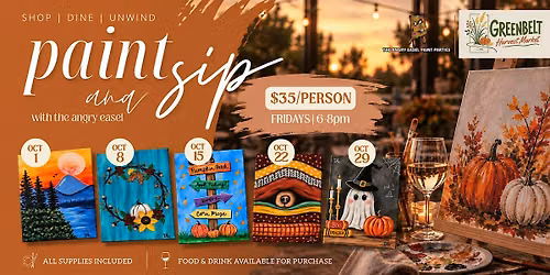 Paint & Sip at the Greenbelt Harvest Market