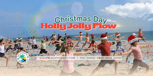Annual Christmas Day Beach Yoga for All on Fort Lauderdale Beach
