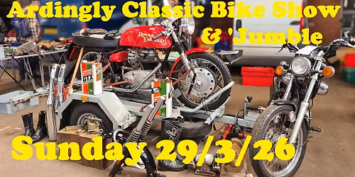 South of England Classic Show & BikeJumble IS ON Sunday 29 March 2026