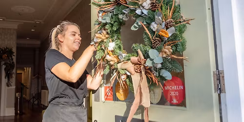 Eco-Wreath Workshop at the Green House Hotel with Hillview Flowers