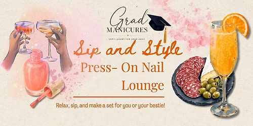 Sip & Style: Press-On Nail Lounge