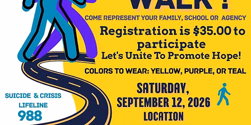 Suicide Prevention Walk