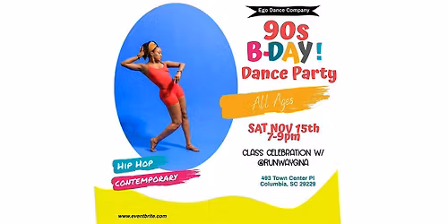 90s B-DAY DANCE PARTY !!