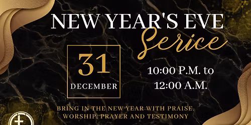 New Year\u2019s Eve Service at CFC