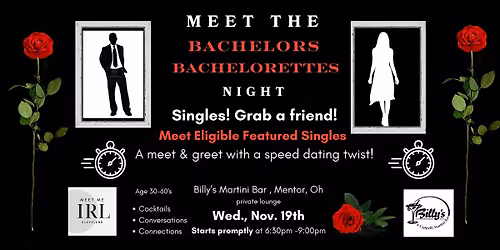 Meet the Bachelors\/Bachelorettes Night with Meet Me IRL Cleveland
