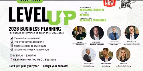 LEVEL UP: 2026 Business Planning Event