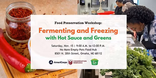 Fermenting and Freezing Workshop: Hot Sauce and Collard Greens