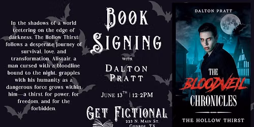 Book Signing: Dalton Pratt