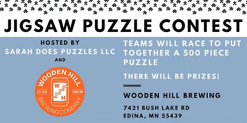 Team Jigsaw Puzzle Contest at Wooden Hill Brewing - October 2026
