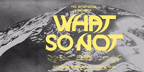 N\u00fc Androids Presents: What So Not