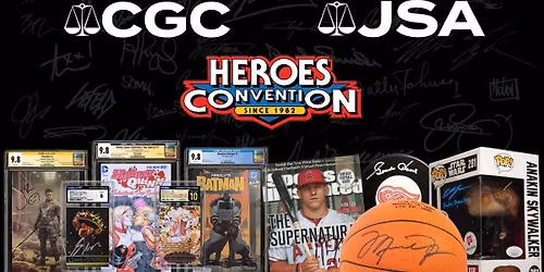 CGC and JSA will be at the show offering grading and autograph authentication services!