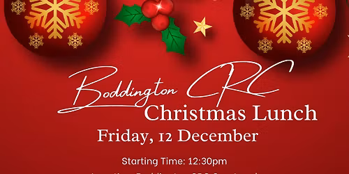 Boddington CRC Christmas Lunch 