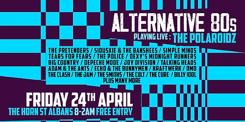Alternative 80's ft The Polaroidz | The Horn, St Albans