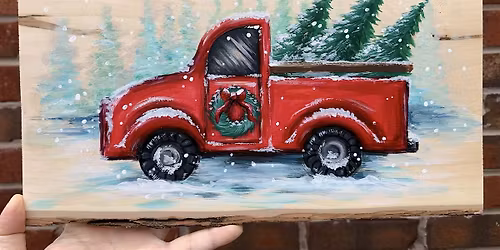 Paint on A Wood Slab! The Perfect Tree