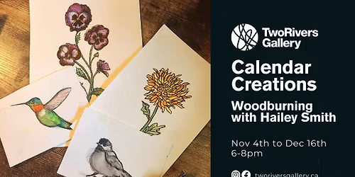 Woodburning with Hailey Smith: Calendar Creations