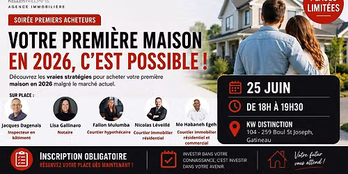SOIR\u00c9E PREMIERS ACHETEURS \u2013 KW Distinction