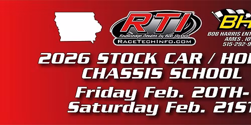 2026 RTI Stock\/Hobby\/Street Stock Car Chassis School