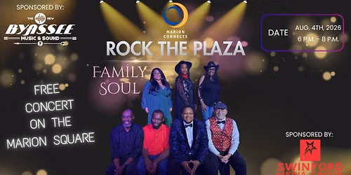 Marion Connects Rock the Plaza: Family Soul