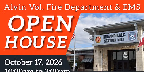 Alvin Fire & Alvin EMS Open House
