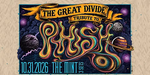 Halloween at the Mint w\/ A Great Divide - A Tribute to Phish
