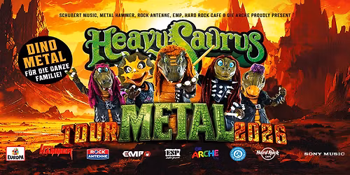AUSVERKAUFT! Heavysaurus \u2013 METAL Tour 2026