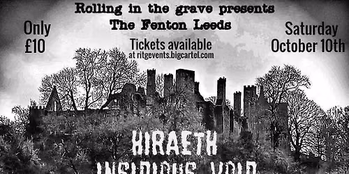 Hiraeth - Insidious Void - Soulgrief - Flesh Cellar