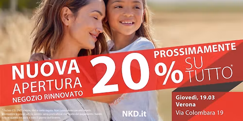 NKD rinnovo store Verona