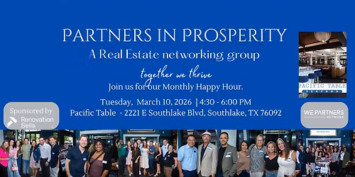 March Happy Hour for Partners in Prosperity