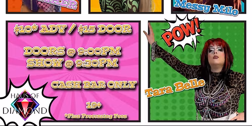 Cartoon Heroes Drag Show @ The Mercury, with the Haus of Diamond