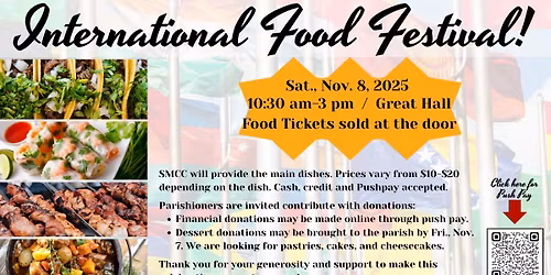 International Food Festival Sale!
