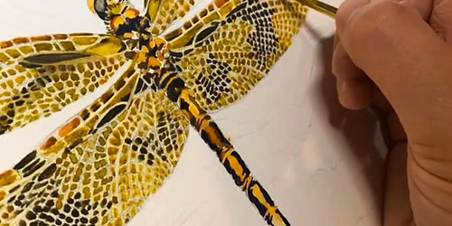 Dragonflies: Next Level Watercolor Workshop at the Botanical Gardens
