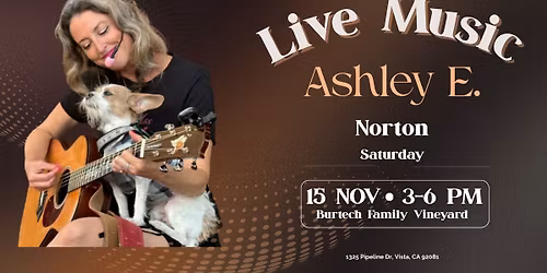 LIVE MUSIC AT BFV: Ashley Norton