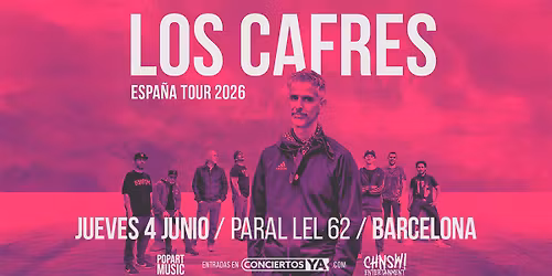 Los Cafres en Barcelona