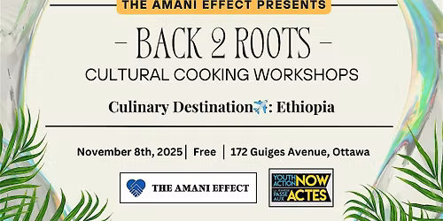 Back 2 Roots - Cultural Cooking Workshop