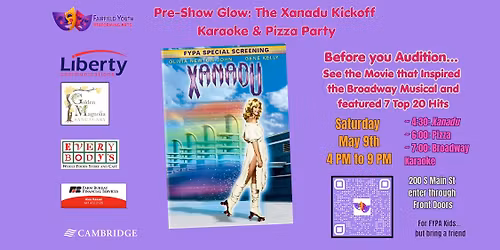 Pre\u2011Show Glow: The Xanadu Kickoff Karaoke & Pizza Party