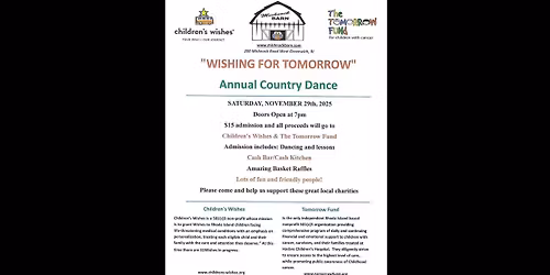 \u201cWishing For Tomorrow\u201d \u2022 Annual Country Dance