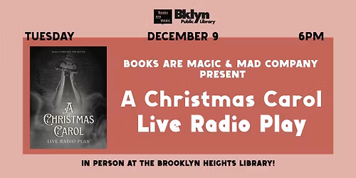 Offsite: MAD Company presents A Christmas Carol: Live Radio Play