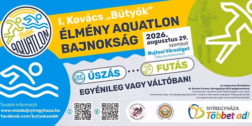 \ud83c\udfca\ud83c\udfc3 I. Kov\u00e1cs B\u00fcty\u00f6k \u00c9lm\u00e9ny Aquatlon Bajnoks\u00e1g
